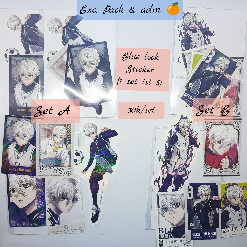 Jual Blue Lock Sticker Nagi Rin | Shopee Indonesia
