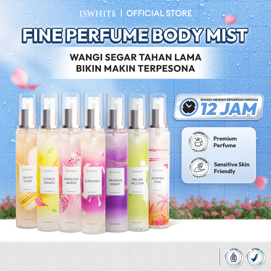 Jual ISWHITE Bundling Perfume Body Mist 100ml - Parfum Badan dengan ...