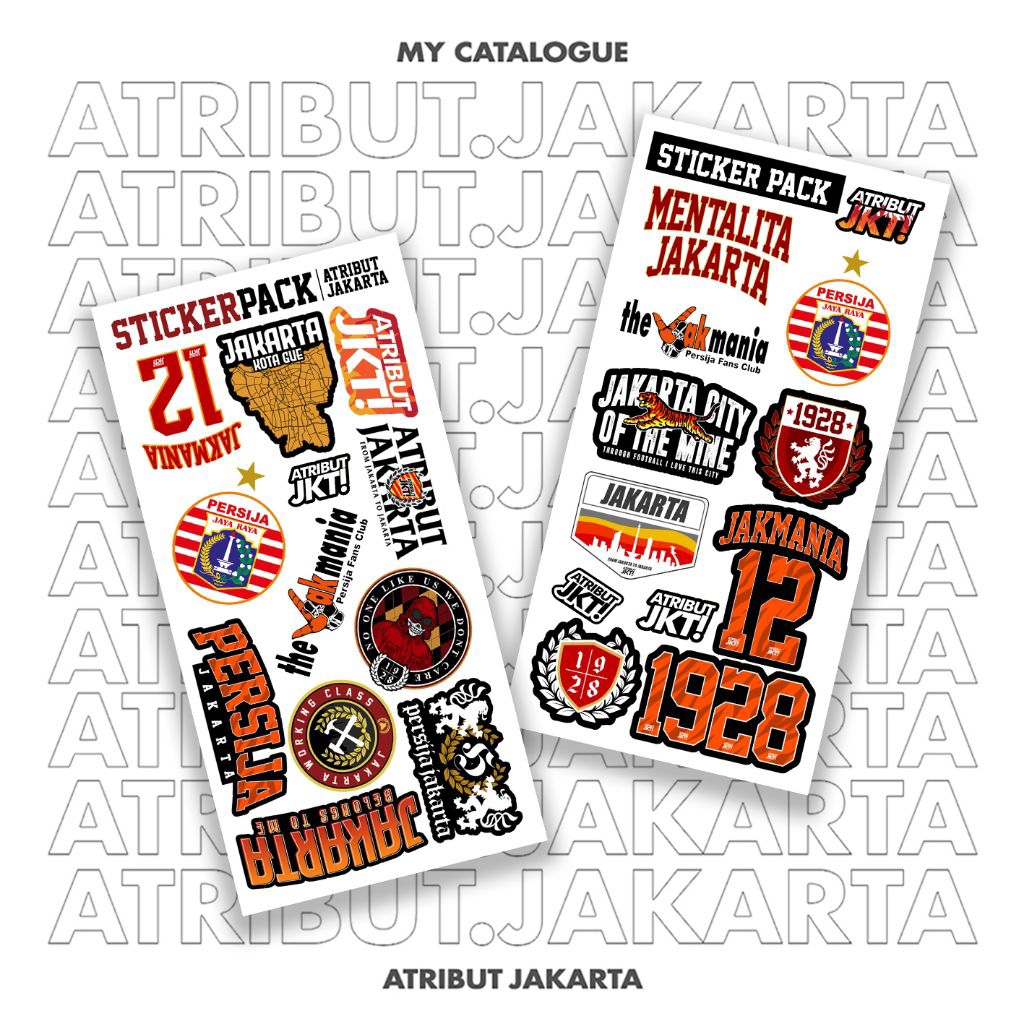 Jual Sticker Pack / Gambar Tempel Persija Jakarta | Shopee Indonesia