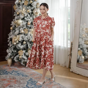 Beatrice Clothing Giselle Dress Pakaian Wanita Dress Wanita