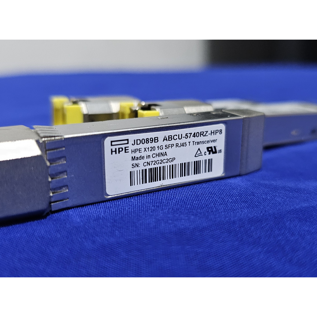 Jual HPE Module SFP X120 1G Gigabit SFP To RJ45 T Transceiver Support ...