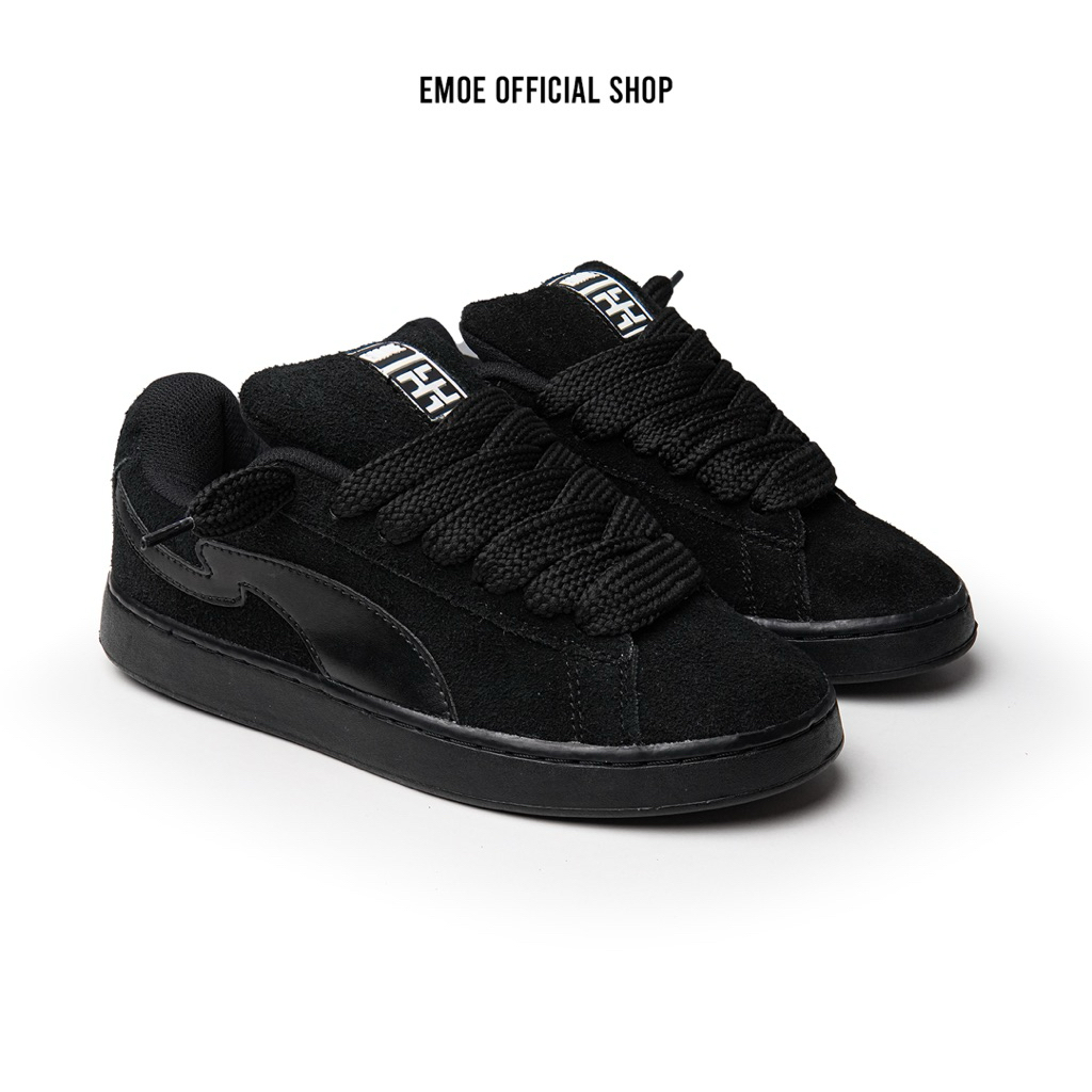 Jual EMOE - EXCEL BLACK-VENOM, Sneakers Pria Wanita Casual Sepatu Suede ...
