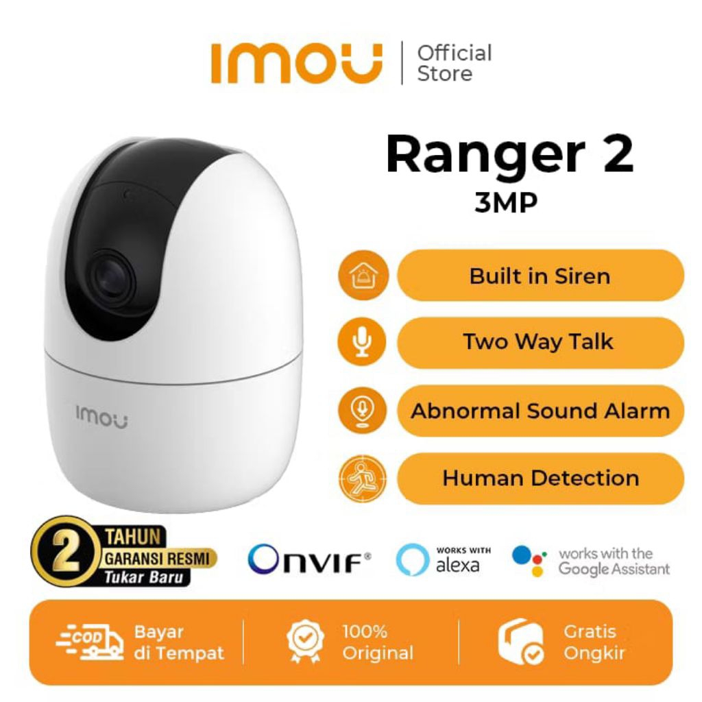 Jual Imou Ranger 2 3MP – Kamera CCTV Indoor Pintar dengan Resolusi 2K ...
