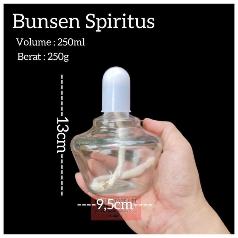 Jual Bunsen Spiritus | Lampu Spiritus | Kompor Spiritus | 250ml ...