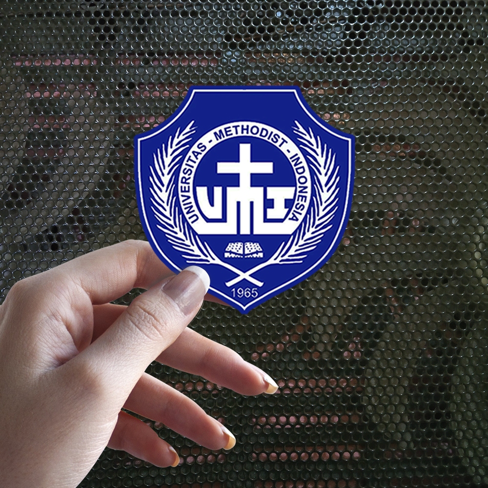 Jual Sticker Decal Vinyl Tahan Air Universitas Methodist Indonesia UMI ...