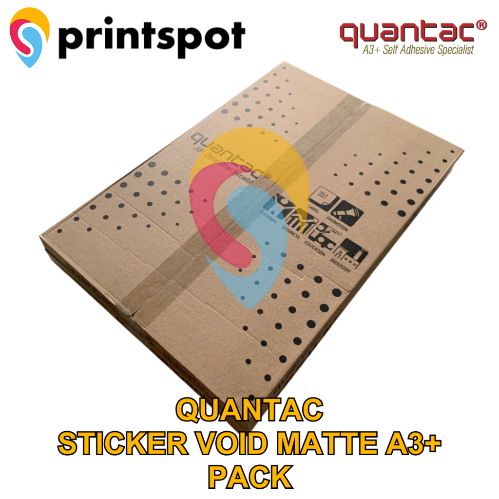 Jual Quantac Sticker Void A3+ Stiker Segel Digital Print Laser - Pack ...
