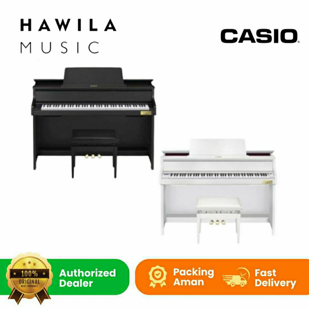Gamepad Gp310 Casio GP-300BK Celviano Grand Hybrid Black Digital