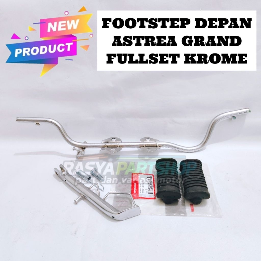Jual Besi Step bastep Footstep Depan Honda Astrea Grand krome | Shopee ...
