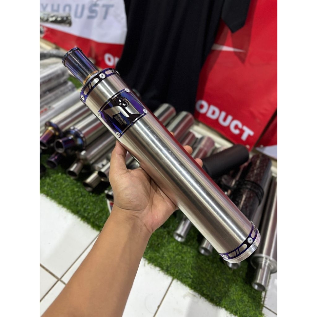 Jual Knalpot Ninja R/RR/SS/SSR/KRR 2Tak Super Cobra Chamber full Press ...