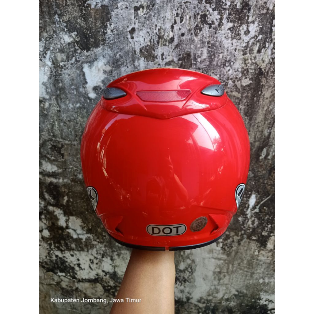 Jual Helm INK CENTRO ORI MERAH BEKAS SNI | Shopee Indonesia