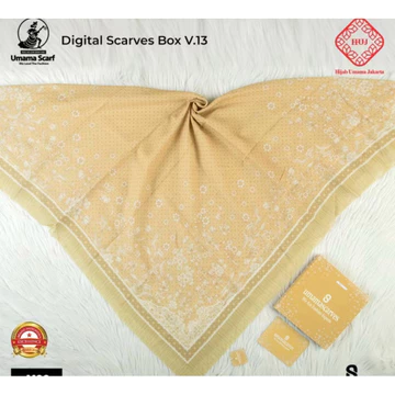 Umama Box Scarves Digital Segi Empat Motif Qulaty Of Solitaire