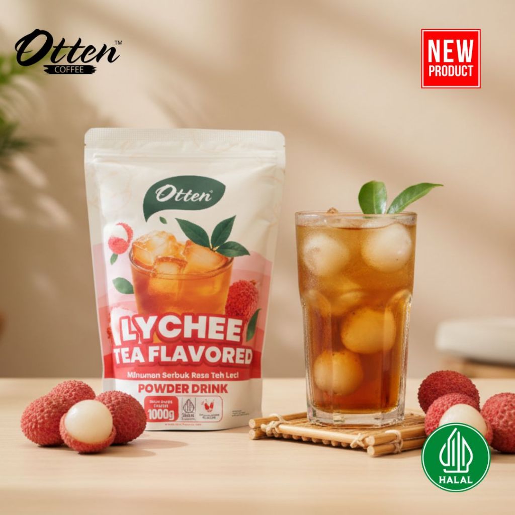 Jual Otten - Lychee Tea Powder Drink / Bubuk Minuman Serbuk Teh Rasa ...