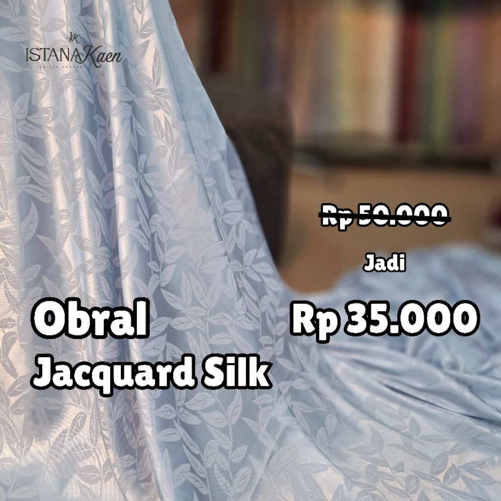 Jual OBRAL Jacquard Silk | Jaguar Silk Sale | Jaguar Motif | Arm any ...