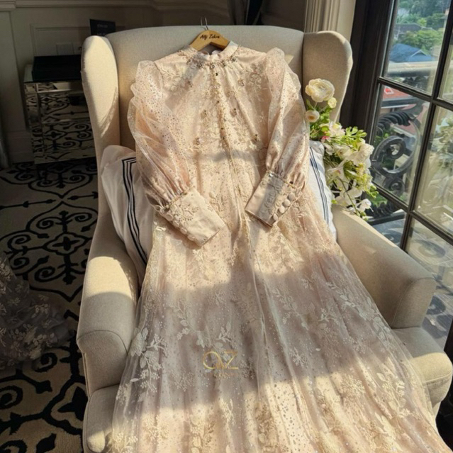 Jual Azlia Dress Milky Lace - (PRE ORDER) | Shopee Indonesia