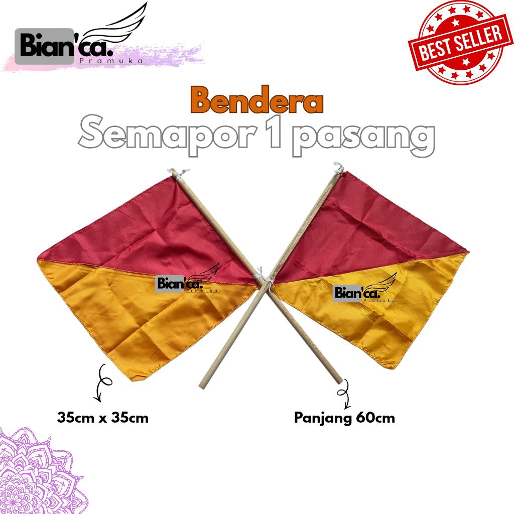 Jual Bendera Semaphore 2 Stick 2 Bendera Semaphore Pramuka Semaphore ...