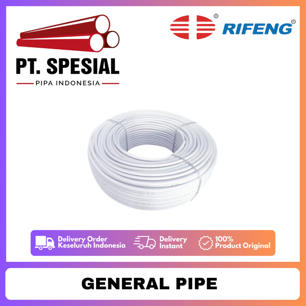 Jual Pipa Air Dingin Panas Rifeng 2632 - 1M / General Pipe Putih ...