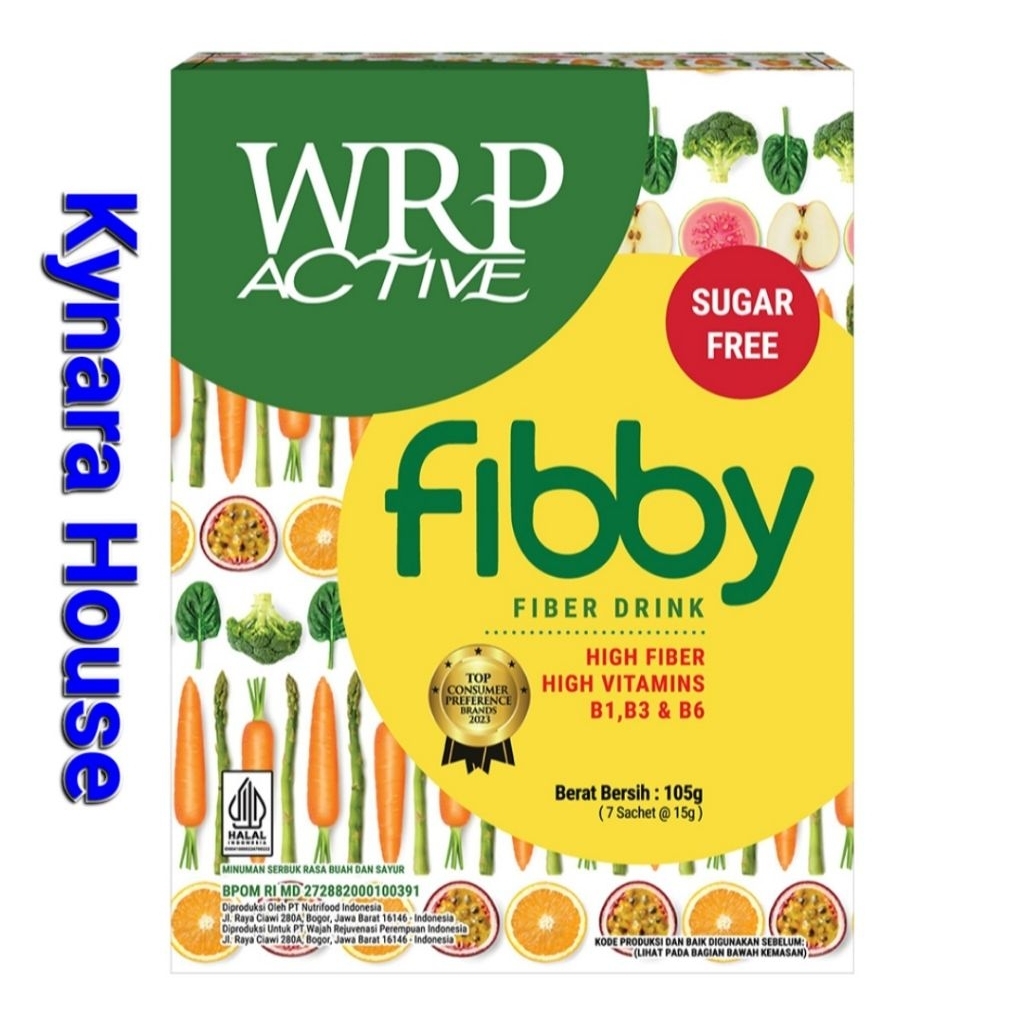 Jual WRP Active Fibby Minuman Serat 7x15gr | Shopee Indonesia