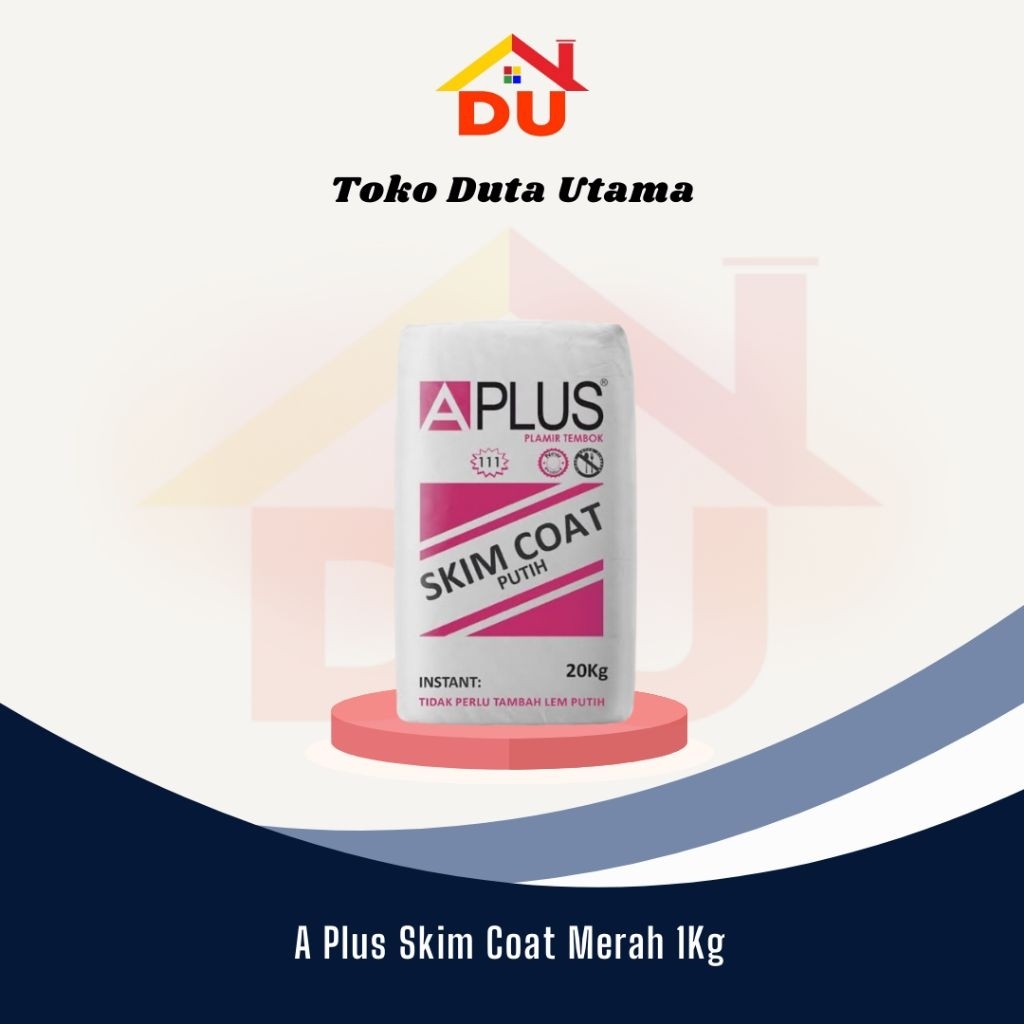 Jual A Plus Skim Coat Merah 1 Kg | Shopee Indonesia