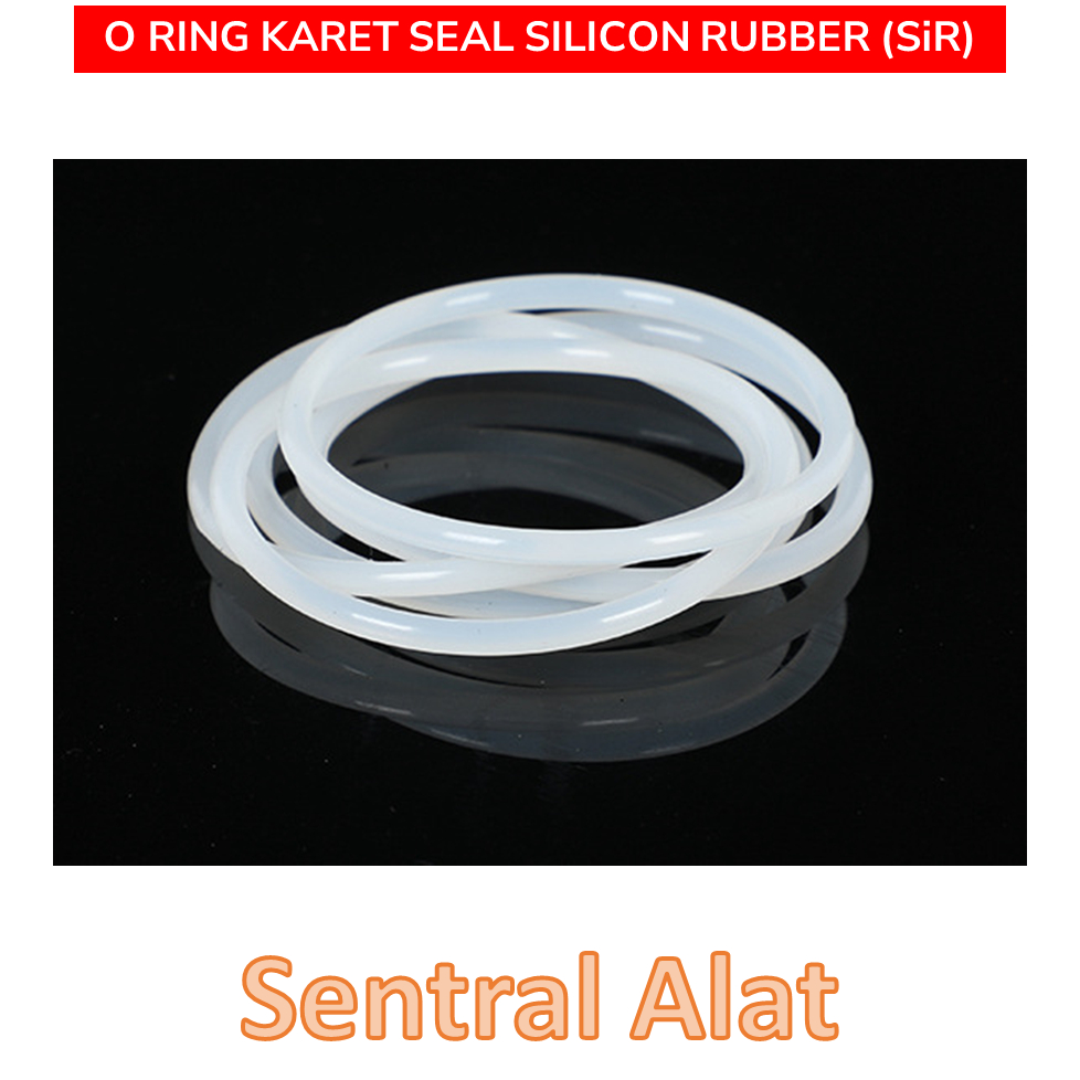 Jual Karet Seal O Ring SILICON RUBBER (SiR) Tebal 5 mm, OD : 16 20 22 ...