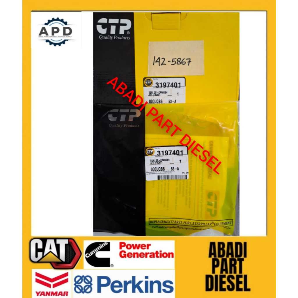Jual 142-5867 / 1425867 / 319-7401 / 3197401 SEAL GP CRANKSHAFT FRONT ...
