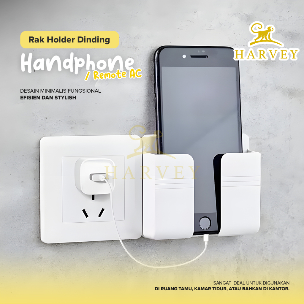 Jual HOLDER DINDING TEMPEL // HOLDER PENYIMPAN REMOTE AC // HOLDER ...