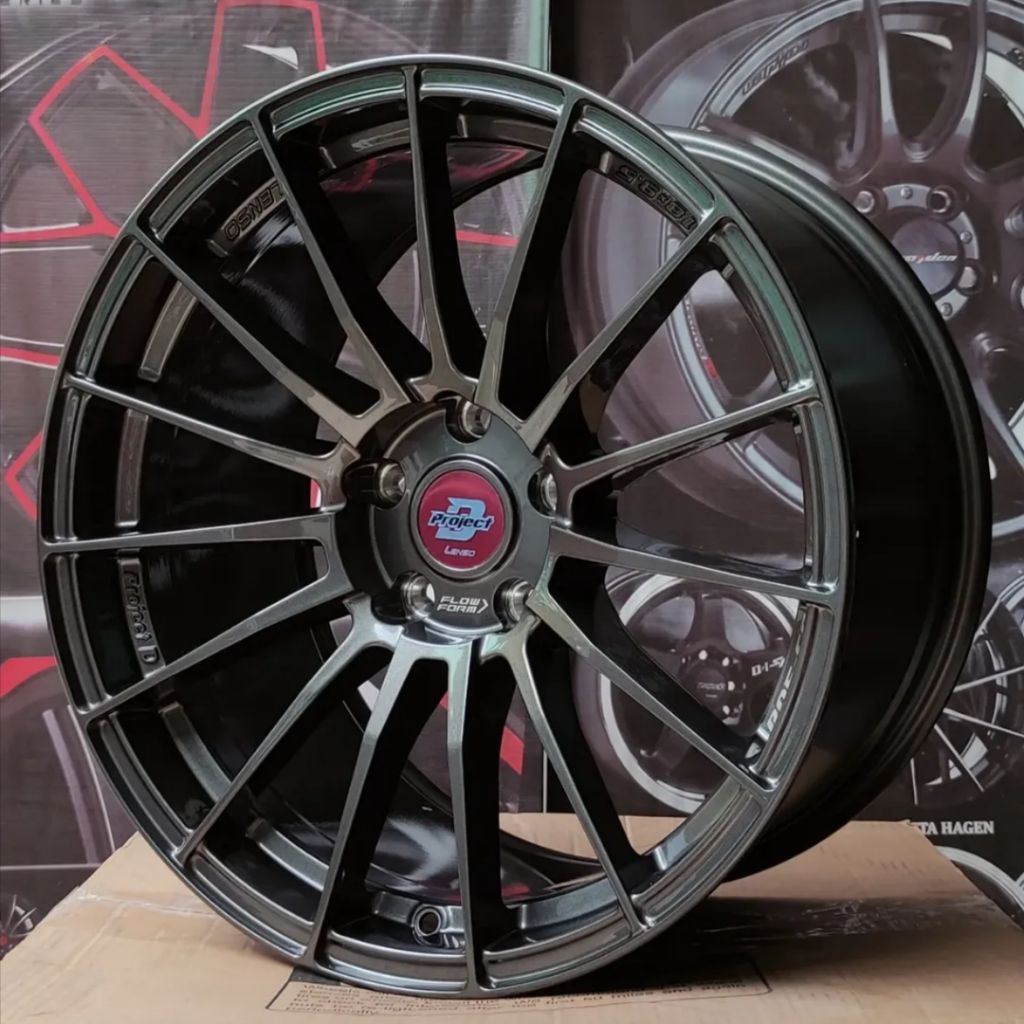 Jual velg mobil r18 lenso race 5 original lenso Thailand lebar 8,5 - 9 ...
