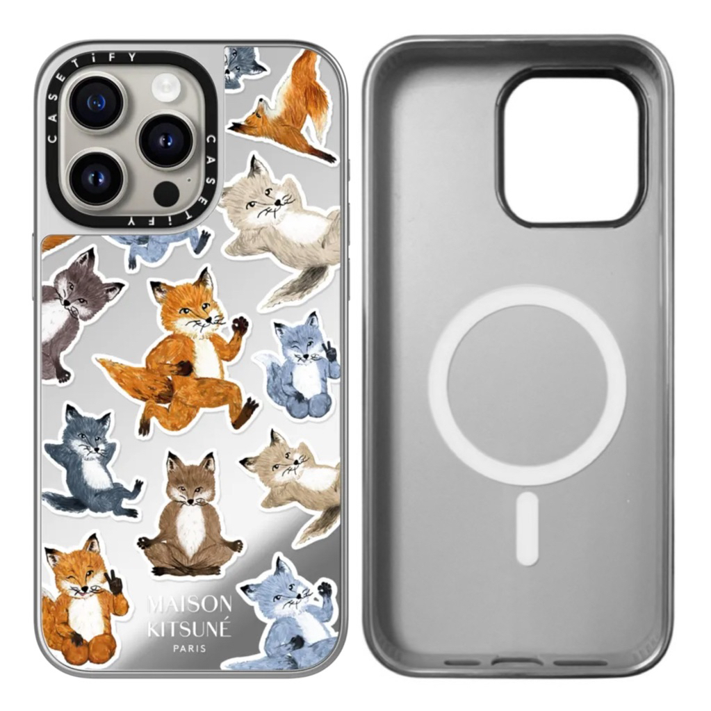 Jual ‼️ PRE-ORDER ‼️ MAISON KITSUNE FOX MEDLEY MIRROR/ BLACK