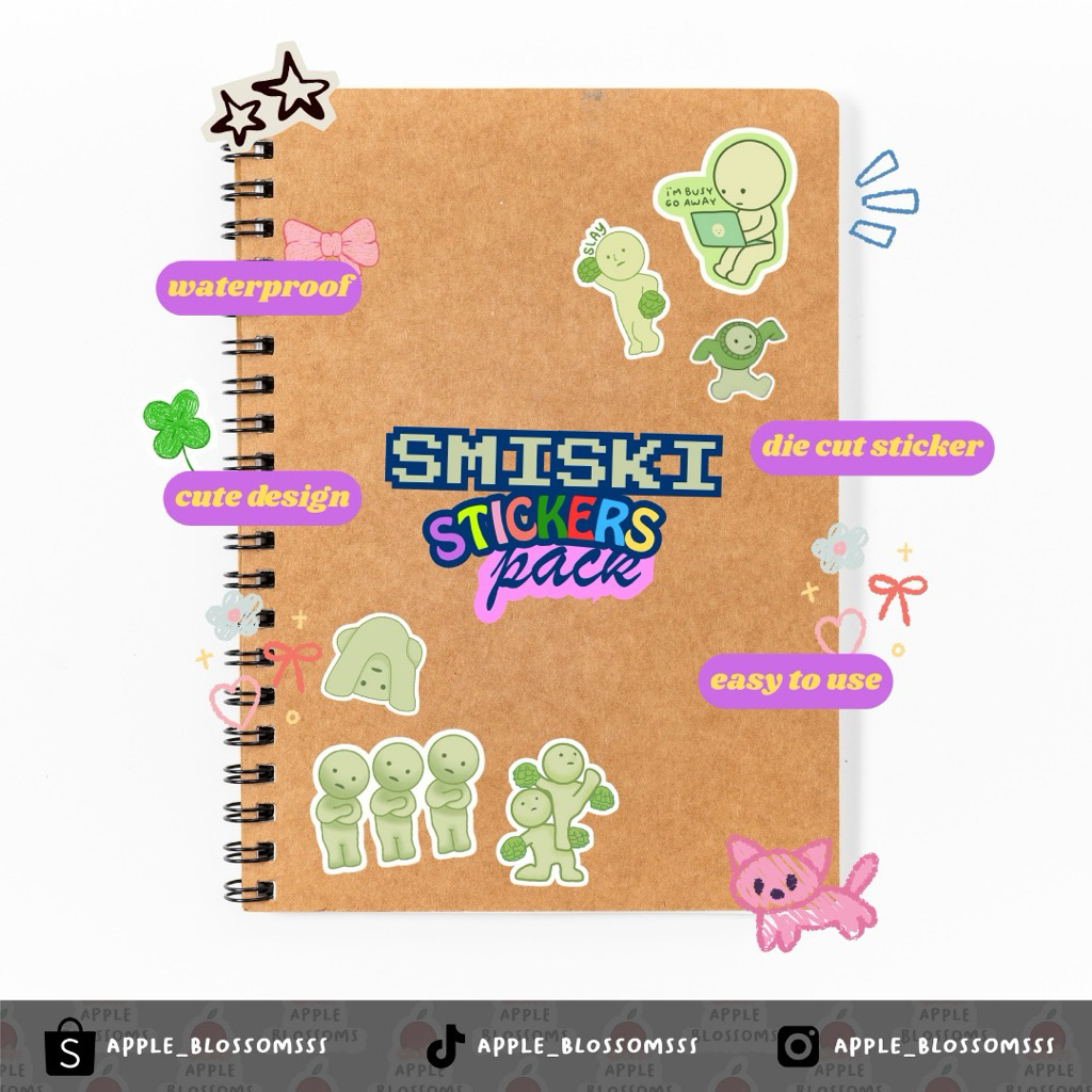 Jual SMISKI STICKERS | smiski stiker laptop | Shopee Indonesia