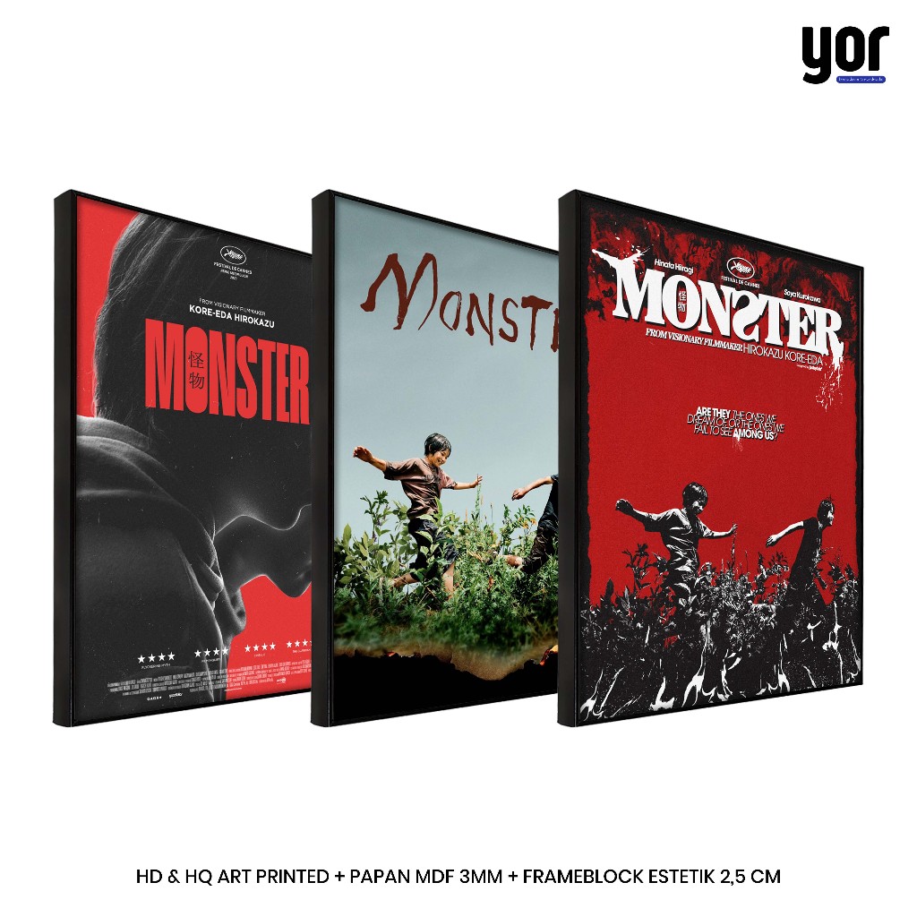 Jual Yordecor Poster Film Monster karya Hirokazu Kore Eda Bingkai ...