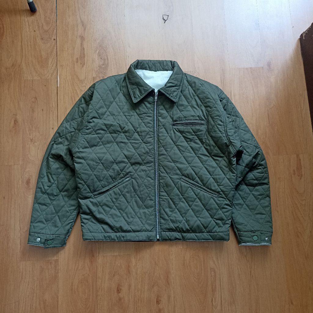 Jual Rework Hug+U Detroit quilt work jacket | Shopee Indonesia