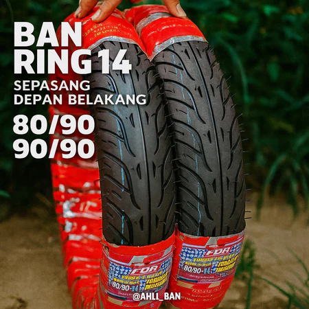 Ban Ring 14 Sepasang Diskon 50% Tubeless Matic