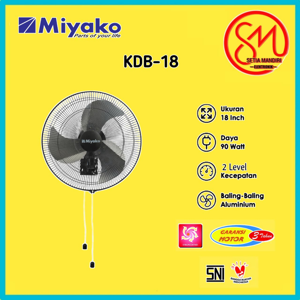 Jual Kipas Angin Miyako Tornado Fan KLB18 Kipas Meja - [18 Inch ...