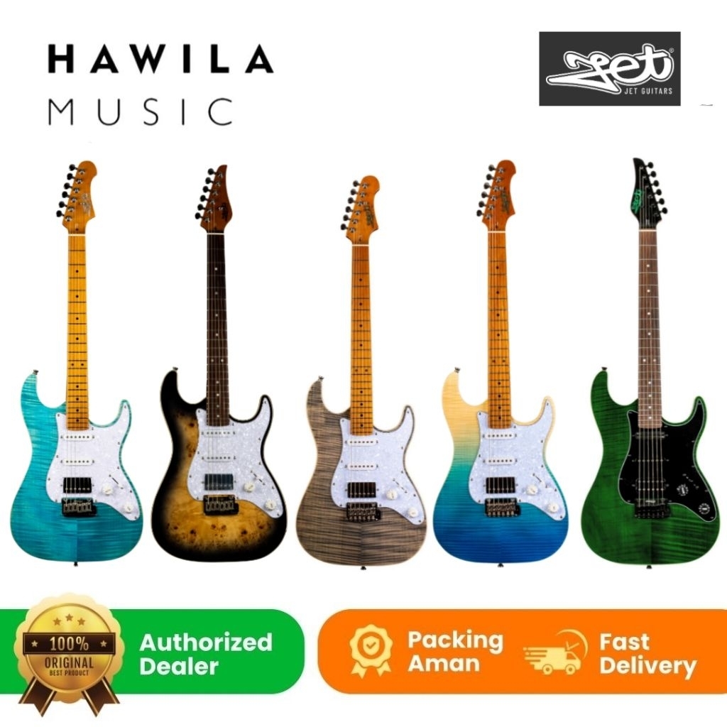 Jual Gitar Elektrik Jet JS 450 TBL - TBK - OBL - Q TBR - TGR R Jet ...