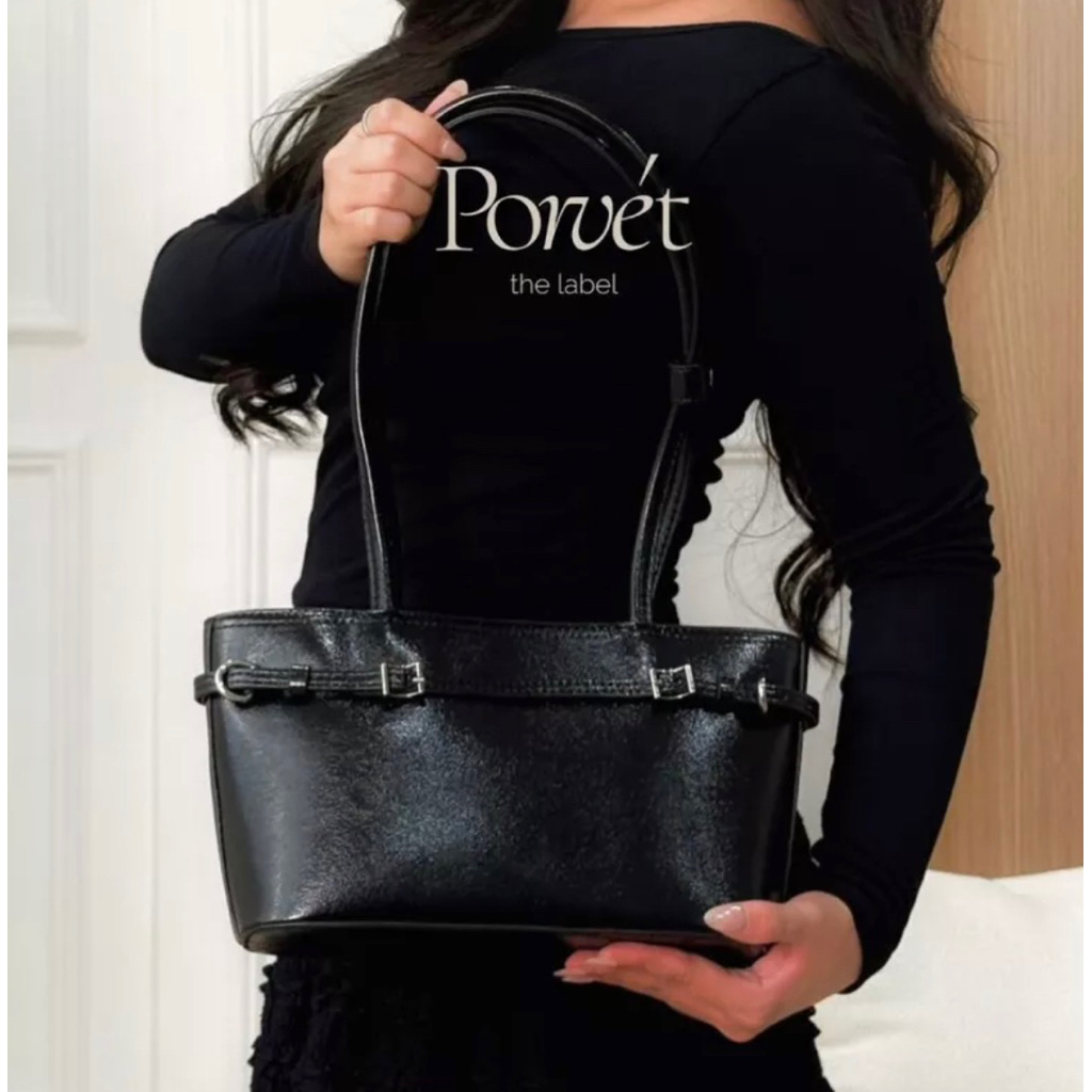 Jual PORVET SCARLET Shoulder Bag Tas Wanita Kulit Elegan | Handbag Tas ...