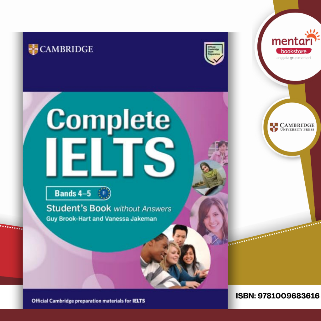 Jual Cambridge Complete IELTS Student’s Book Without Answers | IELTS ...