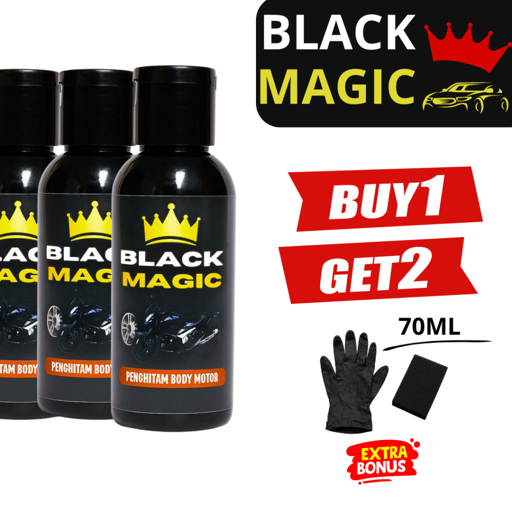 Jual BLACK MAGIC BELI 1 GRATIS 1PENGHITAM MOTOR,DASBOARD,KNALPOT DAN ...