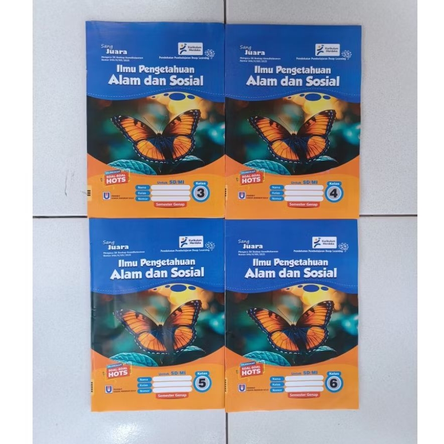 Jual Buku LKS Sang Juara Ilmu Pengetahuan Alam dan Sosial IPAS Kelas 3 ...