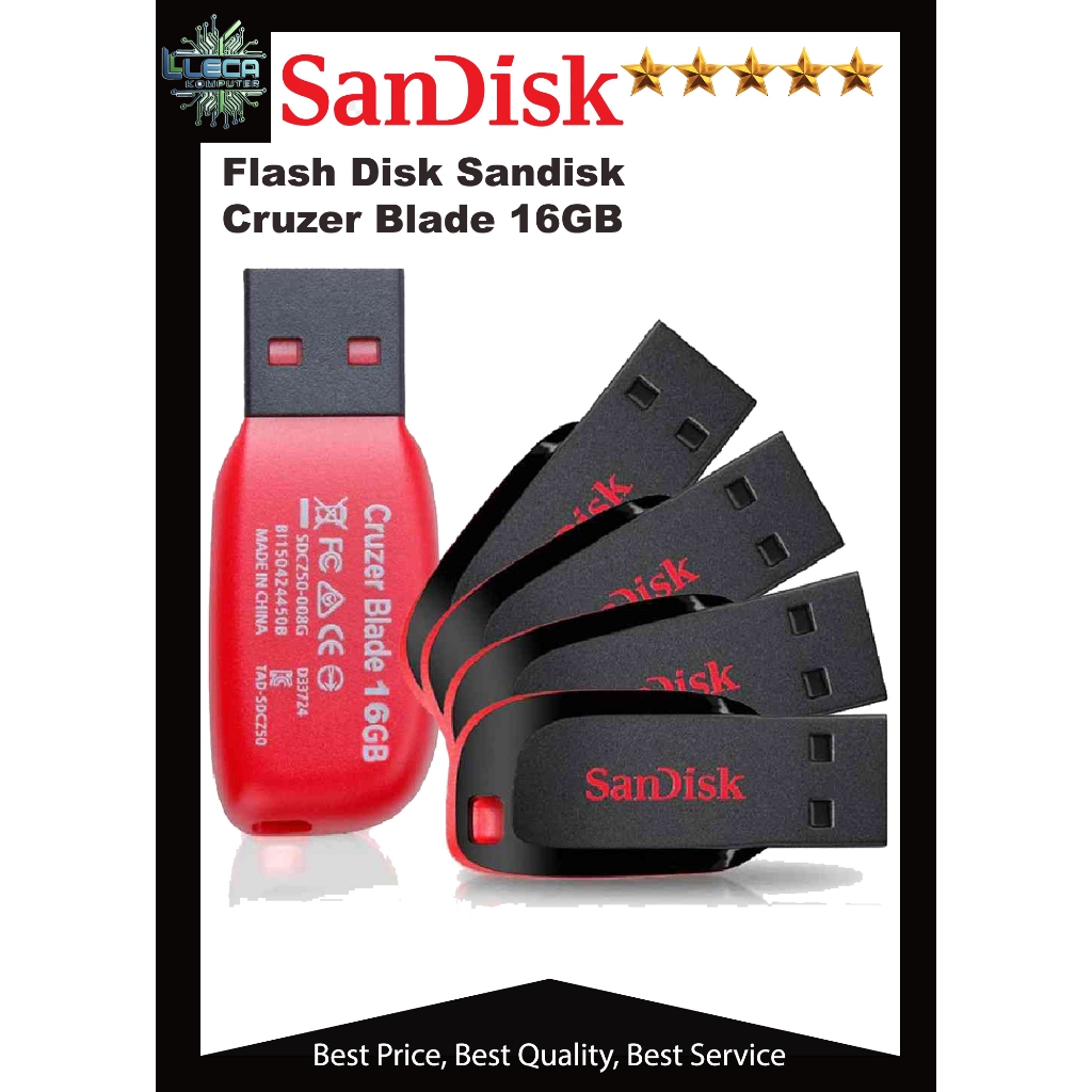 Jual (Second)Flash Disk Sandisk Cruzer Blade 16 GB | Shopee Indonesia
