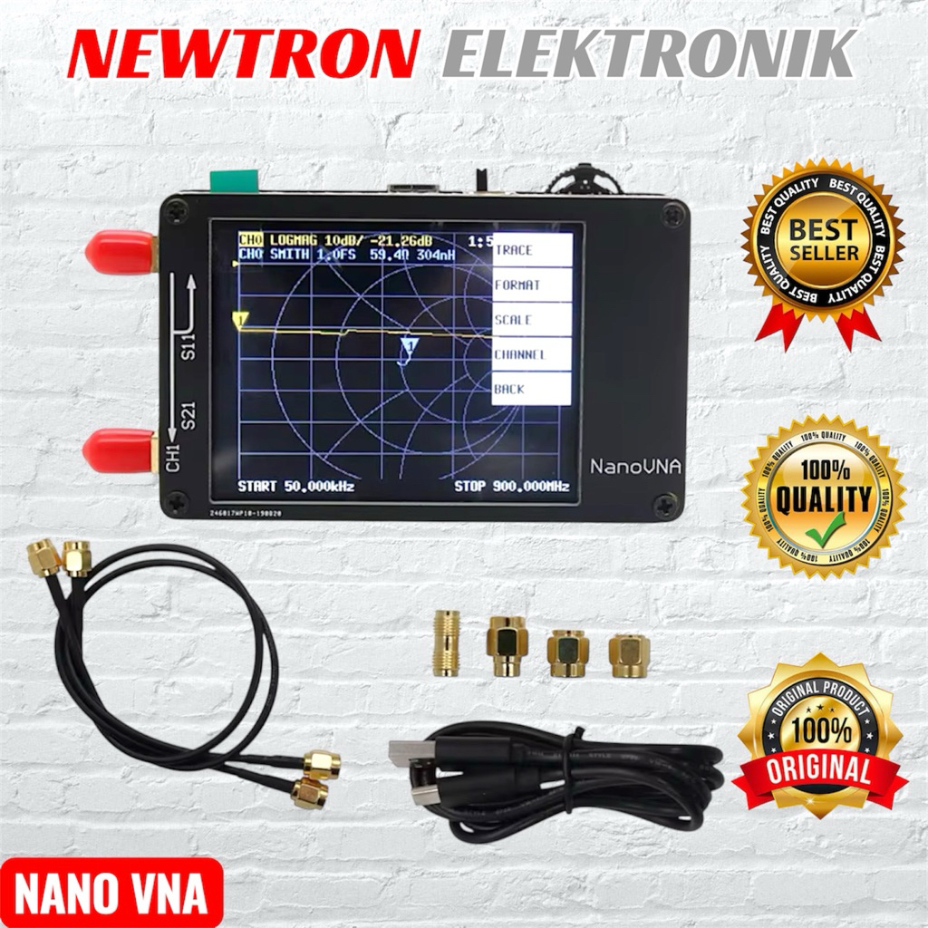 Jual NanoVNA Analyzer Upgrade Versi Terbaru Nano VNA Mini Vector ...