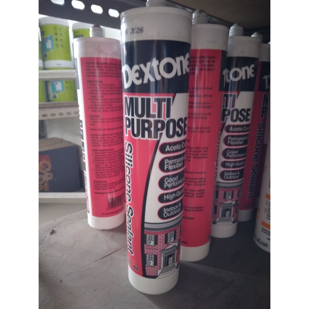 Jual Lem Dextone silicone sealant multi purpose 300 ml lem silent lem ...