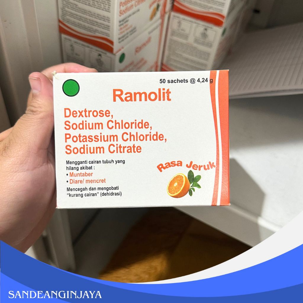 Jual Ramolit – Oralit Rasa Jeruk – Larutan Pengganti Cairan Tubuh ...
