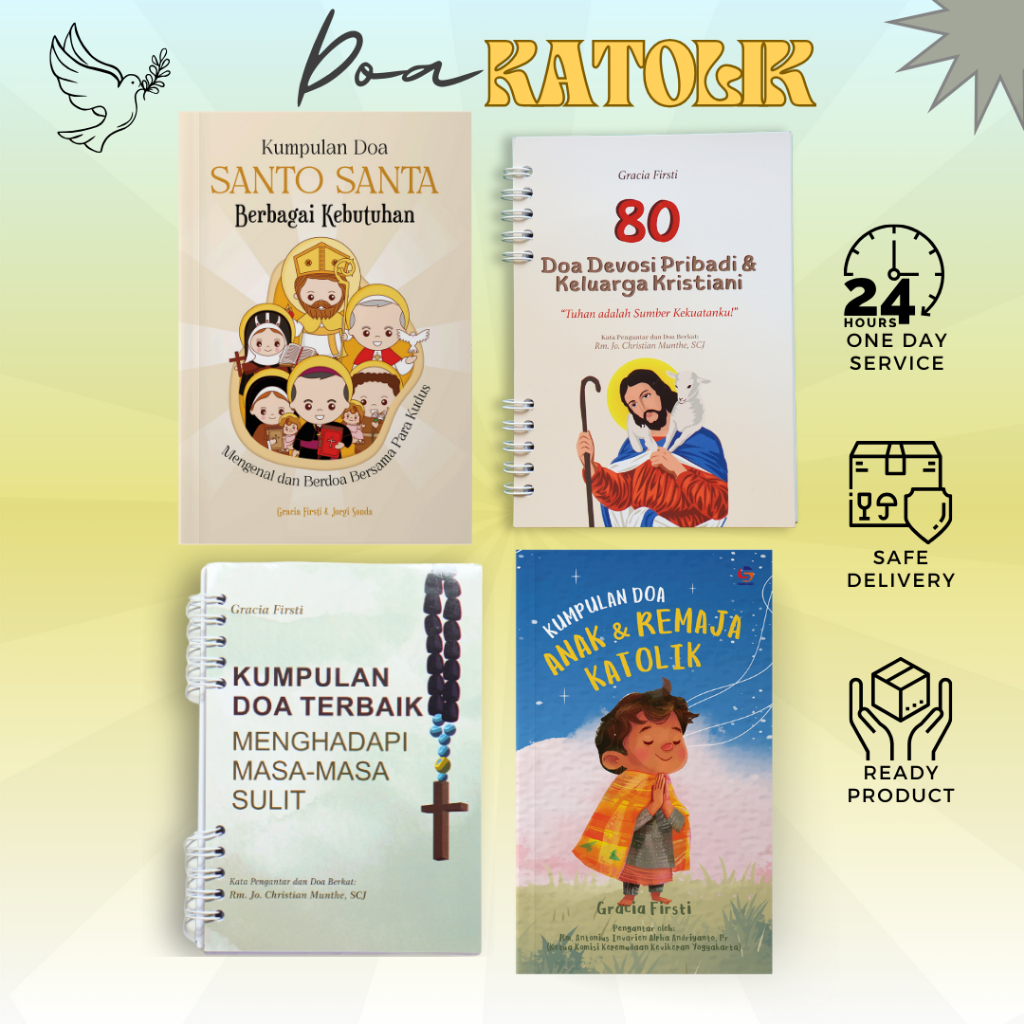 PAKET Buku Doa Katolik : 80 Doa Devosi Pribadi & Keluarga Kristiani + Doa Anak 2