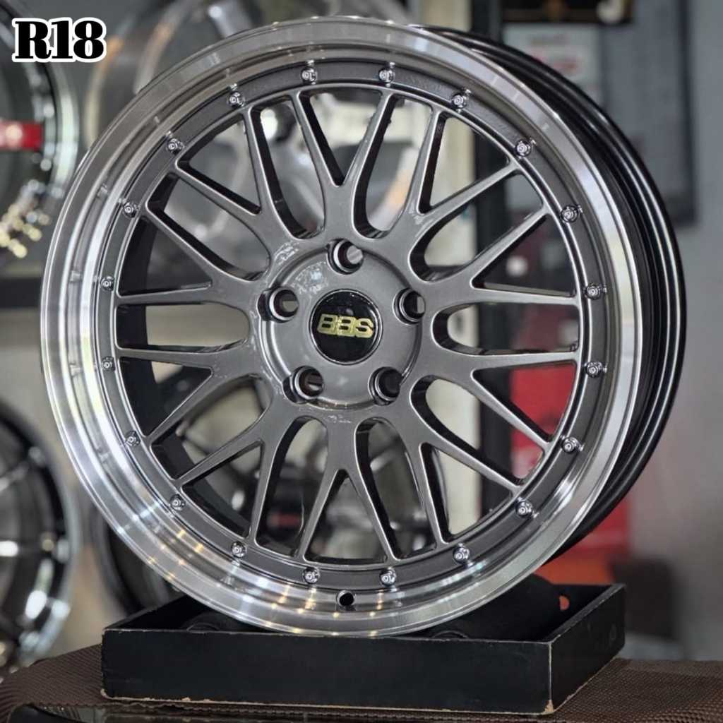 Jual velg racing ring 18 lebar 9 BBS LM ET 25 PCD 5X114,3 velg mobil ...