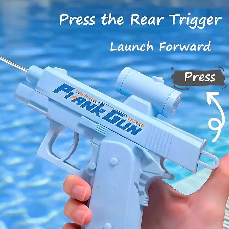 Jual Prank Gun Water Shooter 2 Mata Tembak Pistol Air /Mainan Pistol ...