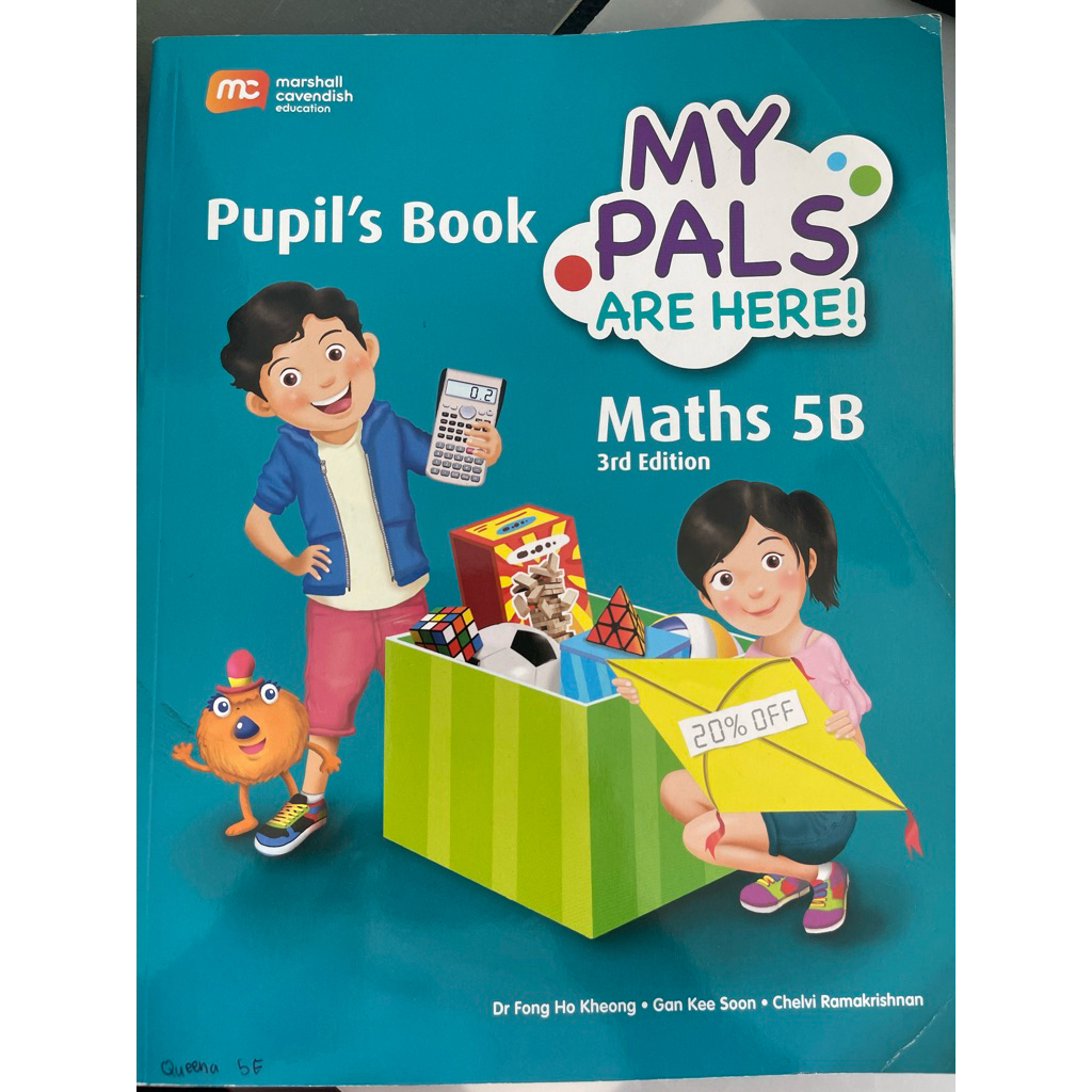 Jual MYPALS MATH 5B pupils book buku original | Shopee Indonesia