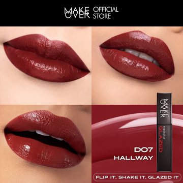 MAKE OVER Powerstay Glazed Lock Lip Pigment Lip Glazed Plump Gloss Next Level Lip Cream