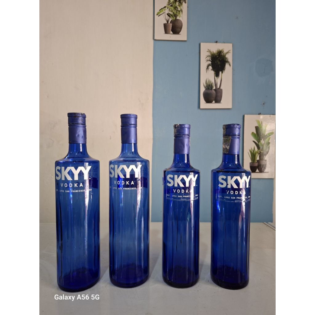 Jual botol bekas SKYYY VODKA 750ml | Shopee Indonesia