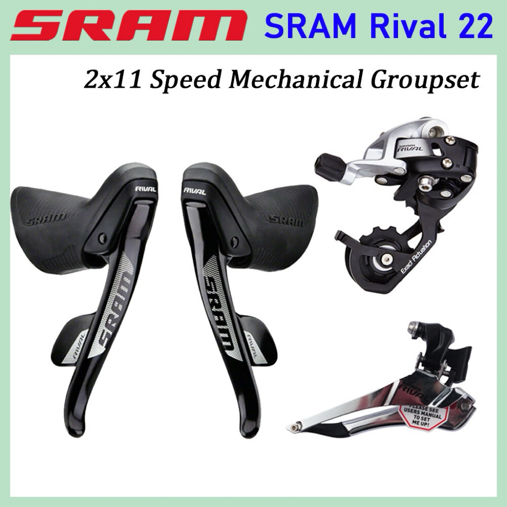 Jual Mini groupset SRAM Rival 2x11speed gravel roadbike original ...