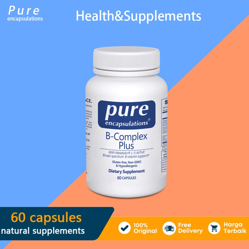 Jual Pure Encapsulations B-Complex Plus Vitamin B Lengkap untuk Energi ...