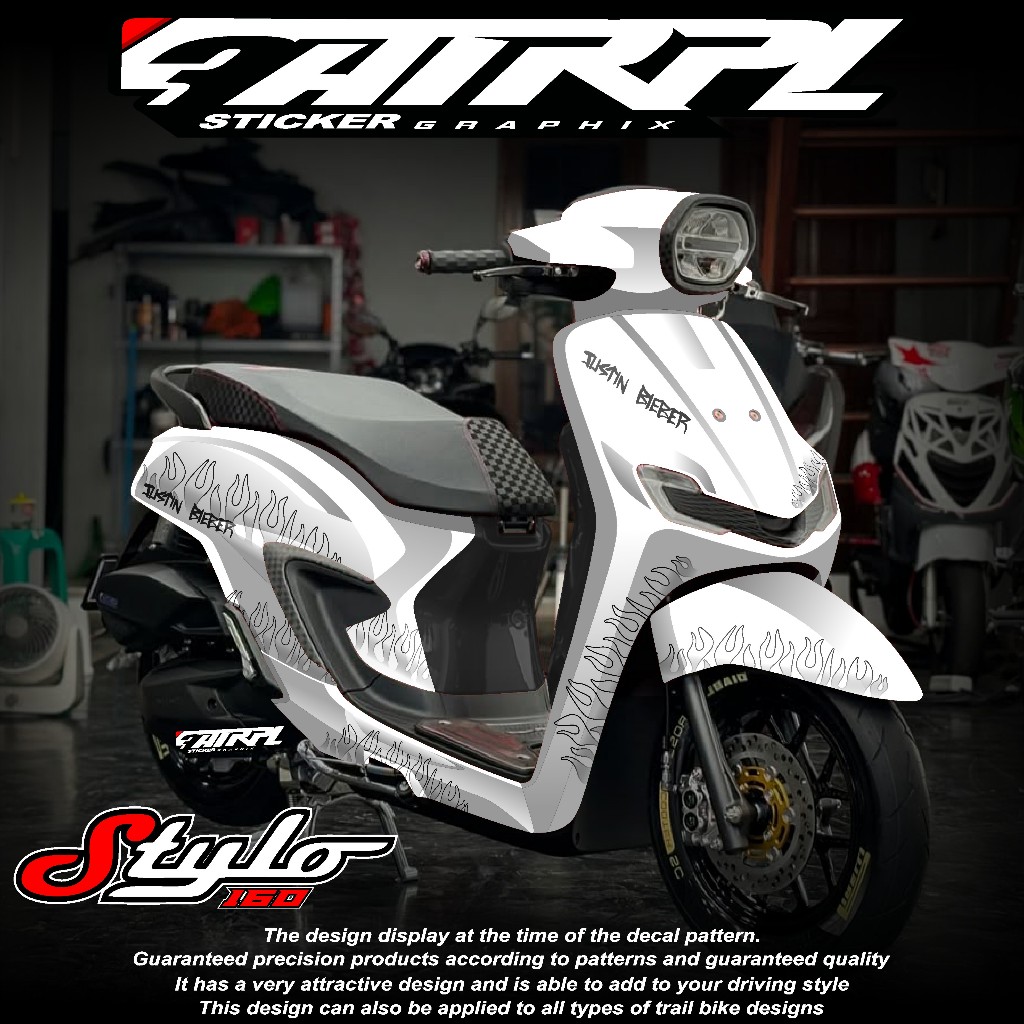 Jual Decal Stiker Honda STYLO 160 FULL BODY FULLBLOK - Sticker STYLO ...